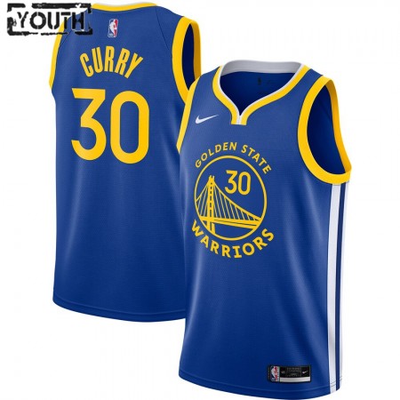 Kinder NBA Golden State Warriors Trikot Stephen Curry 30 Nike 2020-2021 Icon Edition Swingman